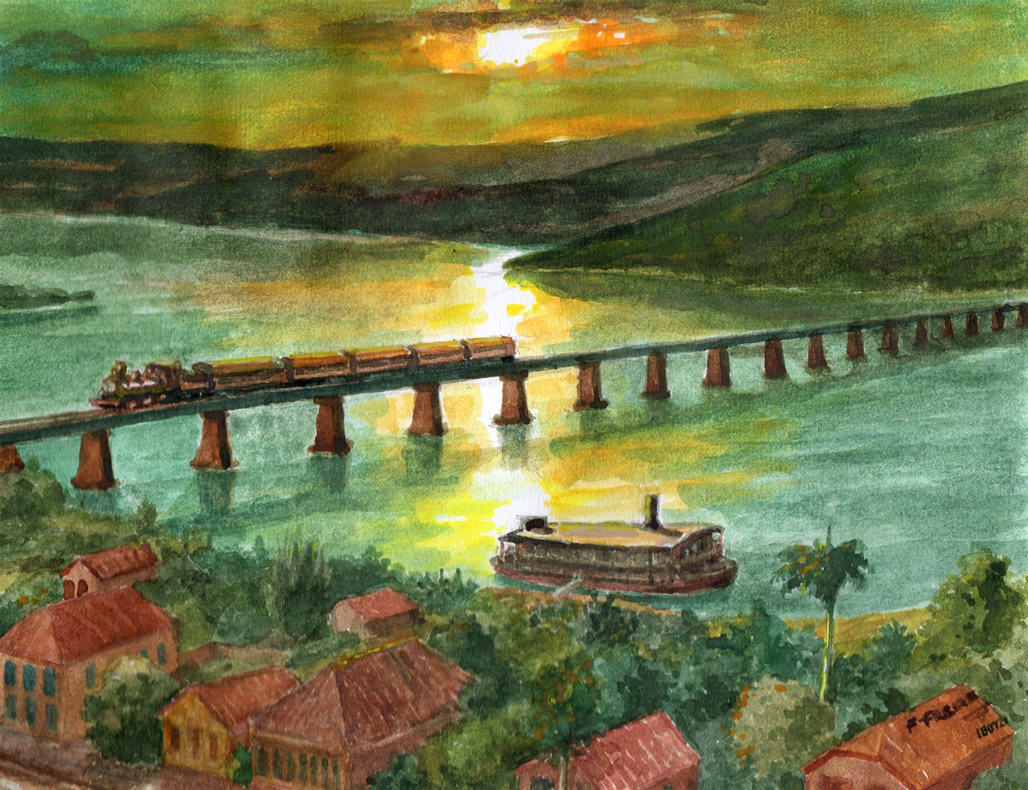 Ativos da mina de ouro ilustração stock. Ilustração de ponte